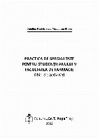 Practica speciaitate pentru studenţii anului
