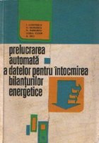 Prelucrarea automata datelor pentru intocmirea