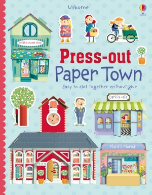 Press-out paper town