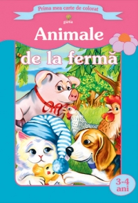 Prima mea carte de colorat - Animale de la ferma