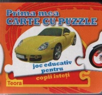 Prima mea carte cu puzzle - joc educativ pentru copii isteti - auto
