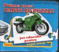 Prima mea carte cu puzzle - joc educativ pentru copii isteti - moto