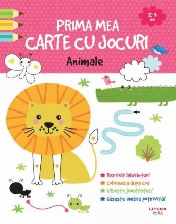 Prima mea carte cu jocuri - Animale