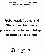 Proba practică nota ghid îndrumător
