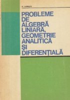 Probleme algebra liniara geometrie analitica