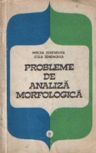 Probleme de analiza morfologica