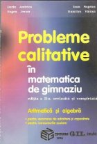 Probleme calitative aritmetica algebra pentru