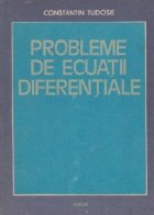 coperta Probleme de ecuatii diferentiale