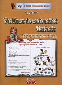 Probleme de matematica ilustrate -set 28 planse, A4