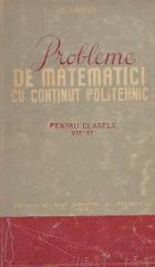 Probleme de matematici cu continut politehnic pentru clasele VIII-XI