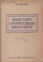 Proiectarea constructiilor hidrotehnice