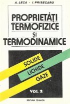 Proprietati termofizice termodinamice Solide Lichide