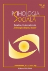 Psihologia Sociala. Buletinul Laboratorului Psihologia cimpului social. Nr. 27/2011
