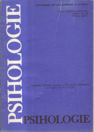 Psihologie - Manual pentru clasa a X-a scoli normale si clasa a IX-alicee
