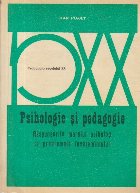 Psihologie pedagogie Raspunsurile marelui psiholog