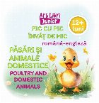 Păsări şi animale domestice : română-engleză,12 luni +