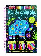 Pui de animale : activităţi cu cristale, carte de colorat