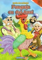 Punguta doi bani carte colorat