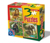 3 Puzzle - Animale salbatice 2