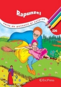 Rapunzel - Carte de povestit si colorat