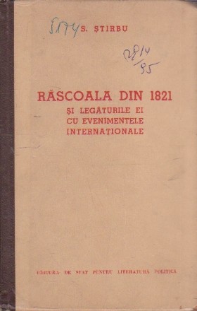 Rascoala Din 1821 Si Legaturile Ei Cu Evenimentele Internationale