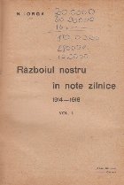 Razboiul nostru note zilnice 1914