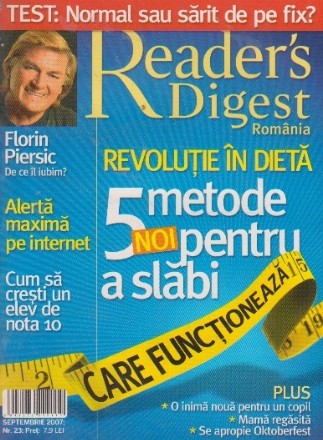 Reader s Digest, Septembrie 2007