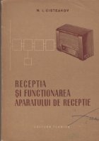 Receptia si functionarea aparatului de receptie - Manual pentru studiul discriptiv al aparatelor de receptie(t