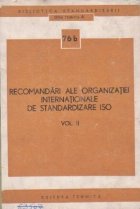 Recomandari ale organizatiei internationale de standardizare ISO, Volumul al II-lea