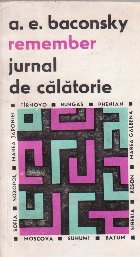 Remember - jurnal de calatorie