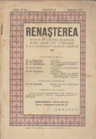Renasterea - Revista de cultura religioasa, Ianuarie 1927