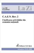 C.A.E.N. Rev. 2. Clasificarea activitatilor din economia nationala (actualizat la 25.02.2008). Cod 309