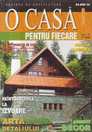 Revista de Arhitectura - O casa pentru fiecare, Nr. 3/1999