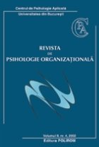 Revista psihologie organizationala Vol 2002