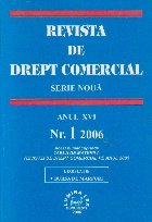 Revista de Drept Comercial, Anul XVI, Nr. 1/2006