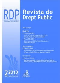 Revista de Drept Public, Nr. 2/2010