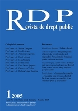Revista de Drept Public, nr. 1/2005