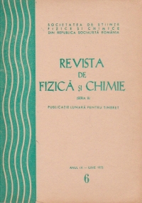 Revista de fizica si chimie, Iunie 1972