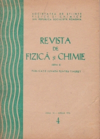 Revista de fizica si chimie, Aprilie 1972