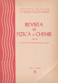 Revista de fizica si chimie, August 1973