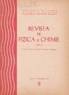 Revista de fizica si chimie, Septembrie 1973