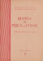 Revista de fizica si chimie, August 1976