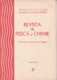 Revista de fizica si chimie, Septembrie 1976