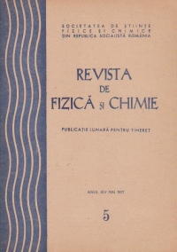 Revista de fizica si chimie, Mai 1977