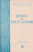 Revista fizica chimie August 1989