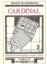Revista de matematica Cardinal, Nr. 3 - Clasele I-XII