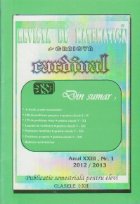 Revista matematica Cardinal 1/2012 2013