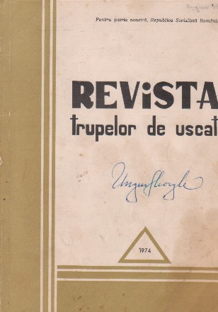 Revista trupelor de uscat - numar special pentru ofiterii de rezerva 1974