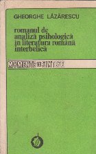 Romanul de analiza psihologica in literatura romana interbelica