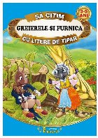 Să citim Greierele şi furnica cu litere de tipar
